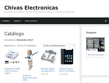 Tablet Screenshot of chivaselectronicas.com